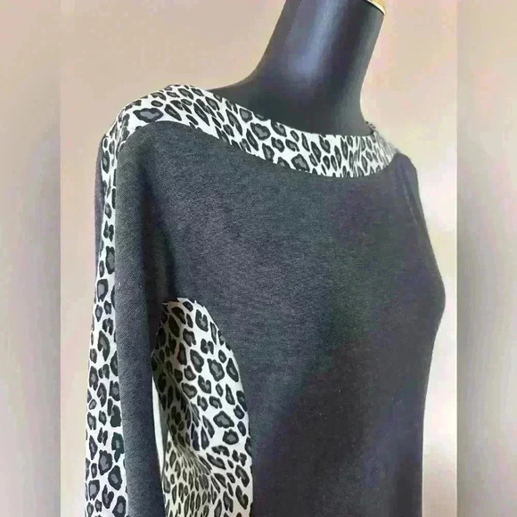 Boutique Animal Print Knot Dress Size 10 - Picture 3 of 5